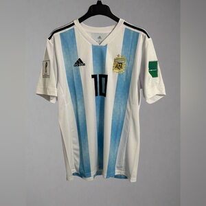 Argentina 2018 World Cup Retro Jersey - Lionel Messi #10